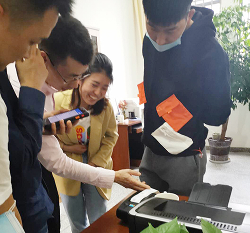 便捷式不干膠打印機